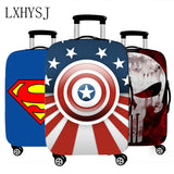 New Elasticity Luggage Cover Comics Super Hero Suitcase