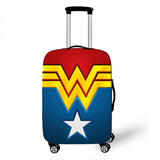 New Elasticity Luggage Cover Comics Super Hero Suitcase